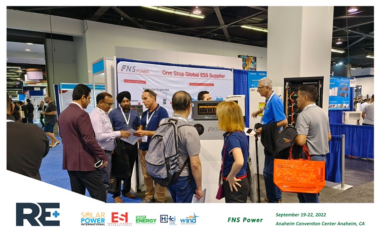 FNS Power Launch At RE+ / SPI Trade Show