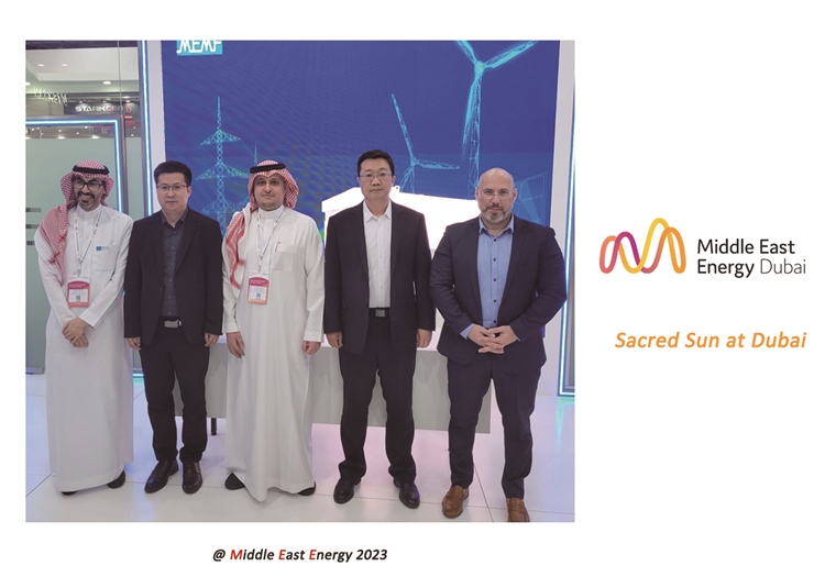 Sacred Sun appeared at Middle East Energy 2023