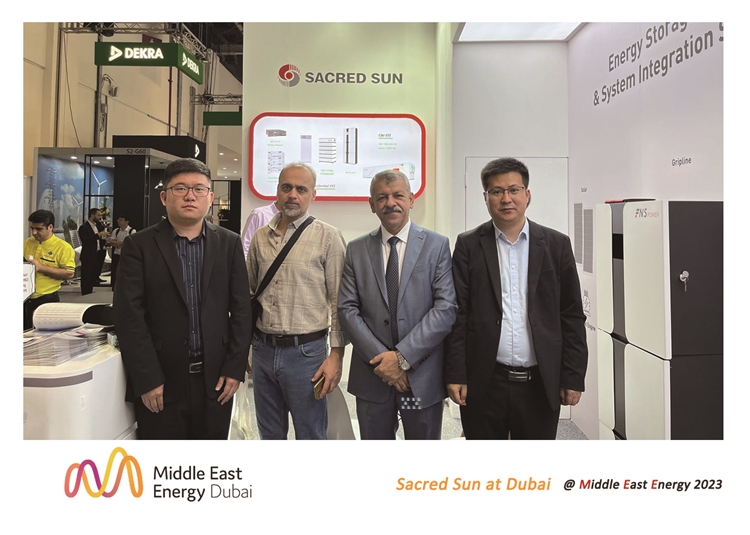Sacred Sun appeared at Middle East Energy 2023