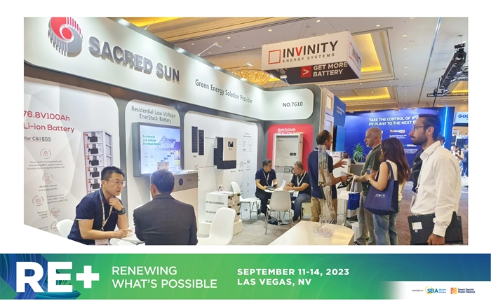 Sacred Sun launched at North America\s largest renewable energy event, RE+2023