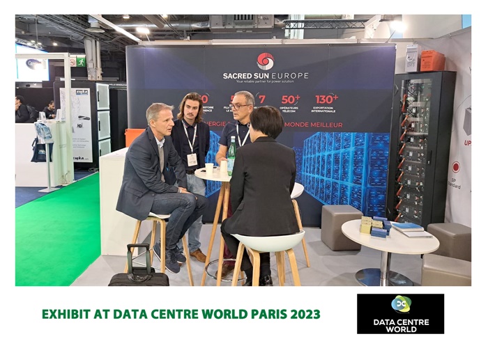 Sacred Sun Europe debuted at Data Centre World Paris 2023