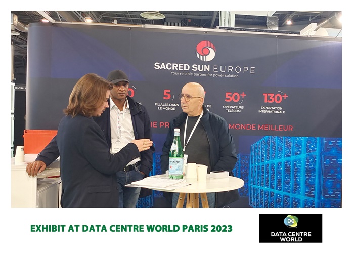 Sacred Sun Europe debuted at Data Centre World Paris 2023
