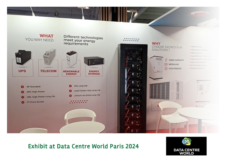 Sacred Sun Europe debuted at Data Centre World Paris 2024