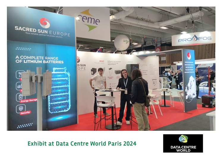 Sacred Sun Europe debuted at Data Centre World Paris 2024