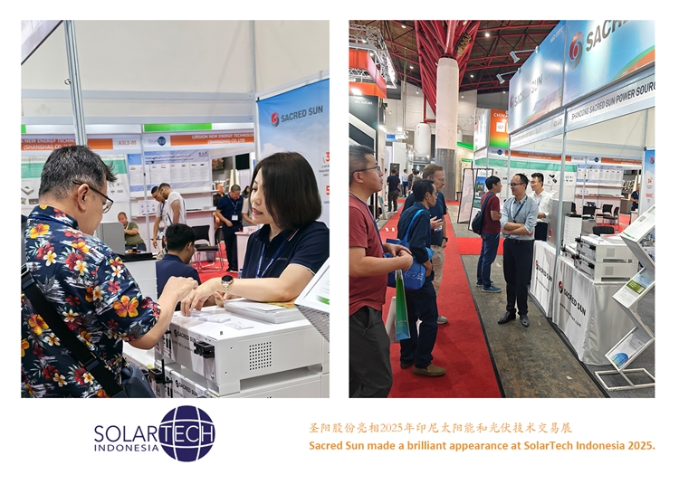 Sacred Sun made a brilliant appearance at Solartech Indonesia 2025, and lead Asia-Pacific\s Green Energy Transition
