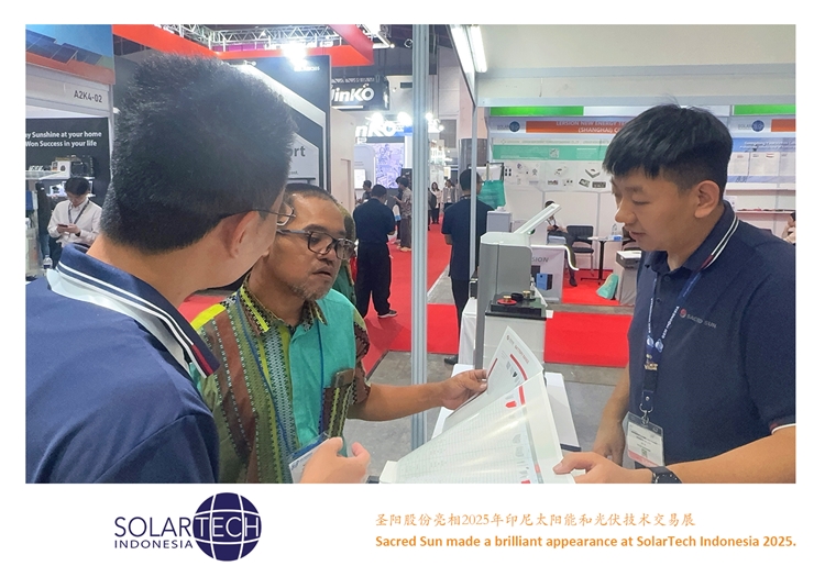 Sacred Sun made a brilliant appearance at Solartech Indonesia 2025, and lead Asia-Pacific\s Green Energy Transition