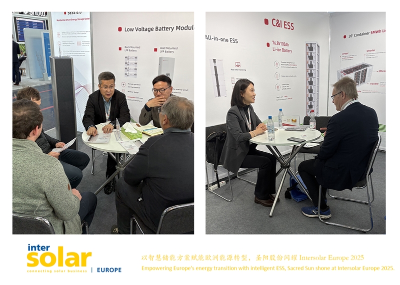 Sacred Sun full scenario energy storage solutions shone at Intersolar Europe 2025